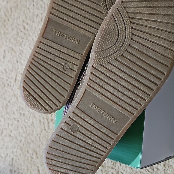 Tretorn Plaid Nylite Plus Bold Shoes Size 7.5 New - Picture 13 of 14